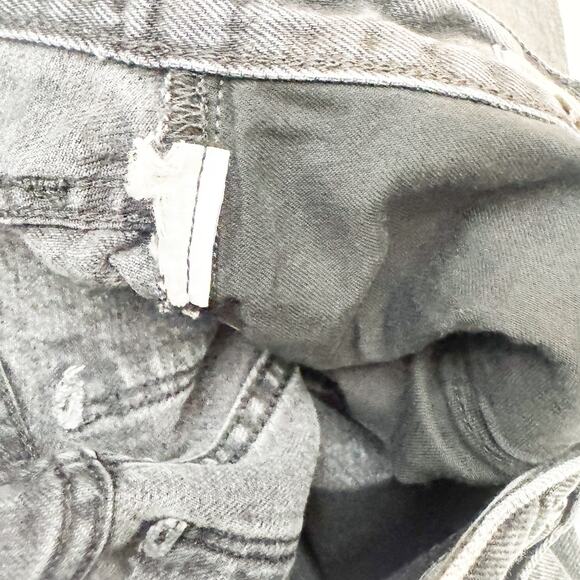 Madewell The Slouchy Boyjean Gray Wash Denim Jeans Zip Fly Size 23P - Picture 7 of 8